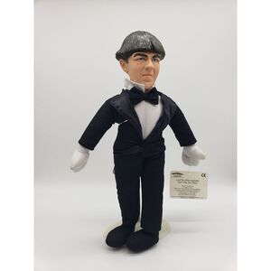 Play by Play 14" Moe Three Stooges Plush and Stand P4
